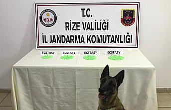 Rize'de bin 981 uyuşturucu hap ele geçirildi