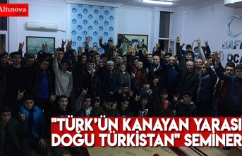 "Türk’ün Kanayan yarası Doğu Türkistan" semineri