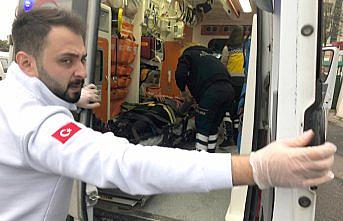 Ünye'de otomobilin çarptığı kişi yaralandı