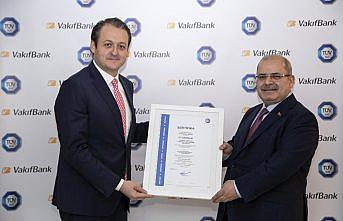 VakıfBank'a iş sağlığı ve güvenliği yönetimi sertifikası