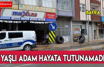 YAŞLI ADAM HAYATA TUTUNAMADI