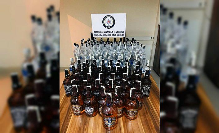 Zonguldak'ta kaçak içki operasyonu
