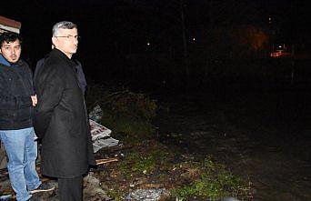 Zonguldak'ta sağanak taşkına neden oldu