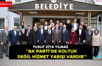 "AK Parti'de koltuk değil hizmet yarışı vardır"