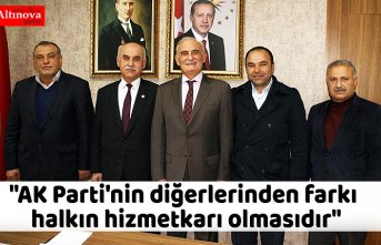 "AK Parti'nin diğerlerinden farkı halkın hizmetkarı olmasıdır"