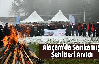 Alaçam’da Sarıkamış Şehitleri Anıldı
