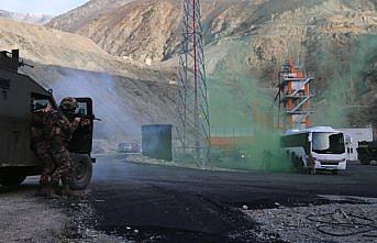 Artvin'de PÖH tatbikatı gerçeğini aratmadı