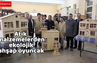 Atık malzemelerden ekolojik ahşap oyuncak