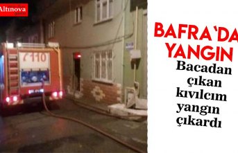 BACADAN ÇIKAN KIVILCIM YANGINA SEBEP OLDU