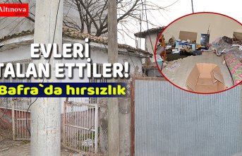 Bafra`da hırsızlık