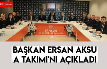 Başkan Ersan Aksu A Takımı'nı açıkladı 