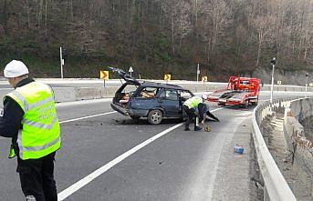Bolu Dağı'nda trafik kazası: 2 yaralı