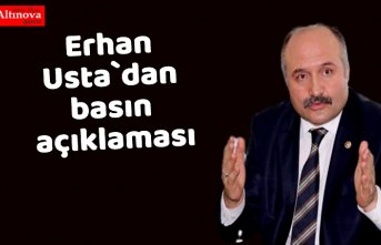 Erhan Usta`dan basın açıklaması
