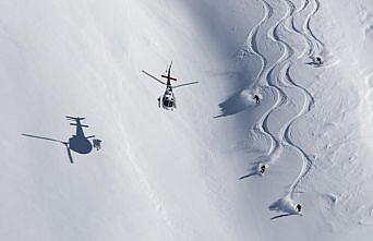 Heliski tutkunları Kaçkarlara hayran kaldı
