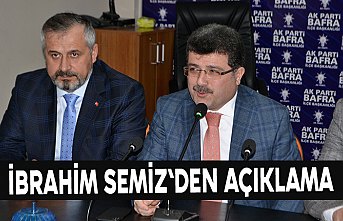 İBRAHİM SEMİZ`DEN AÇIKLAMA