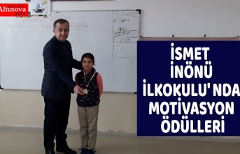 İSMET İNÖNÜ İLKOKULU' NDA MOTİVASYON ÖDÜLLERİ