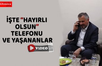 İşte gelen o telefon