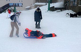 Kartalkaya'da yarıyıl tatili yoğunluğu başladı