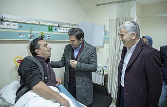 Kaymakam Tengir'in yeni yıl ziyaretleri