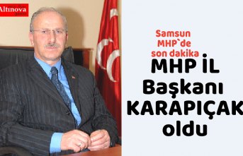 MHP Samsun il başkanı Karabıçak oldu