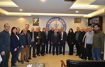 Milletvekili Öztürk'ten Sağlık Sen'e ziyaret