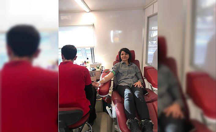 Sağlık Müdürlüğü çalışanları kan bağışında bulundu