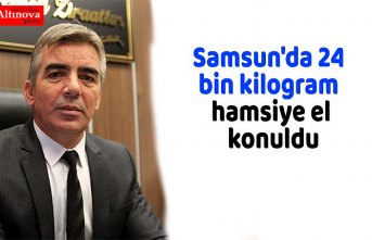 Samsun'da 24 bin kilogram hamsiye el konuldu