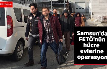 Samsun'da FETÖ'nün hücre evlerine operasyon
