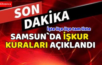 SAMSUN`DA İŞKUR KURALARI AÇIKLANDI
