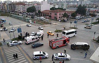 Samsun'da ambulans ile otomobil çarpıştı: 6 yaralı