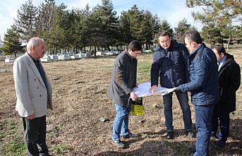 Taceddin Altunbaş'ın türbesi için yer teslimi yapıldı