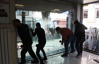 Tarihi ticaret merkezinde restorasyon çalışması