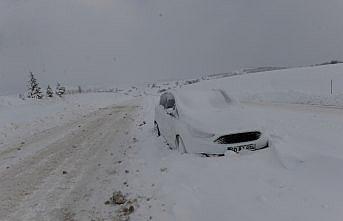 Tokat-Sivas kara yolunda ulaşımda aksama
