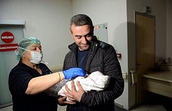 Tokat'ta yılın ilk bebeği doğdu