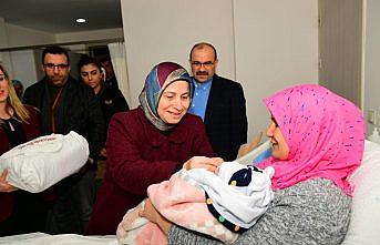 Trabzon'da yeni yılın ilk bebeği doğdu