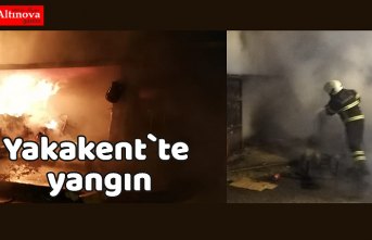 Yakakent`te yangın