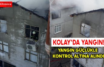 Yangın güçlükle kontrol altına alındı