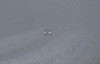 Zonguldak'ta kar yağışı ve sis