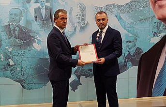 AK Parti Ovacık İlçe Başkanlığına Ahmet Şahin atandı