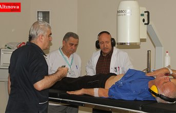 BAFRA DEVLET HASTANESİNDE  ’’ŞOK DALGASI İLE TAŞ KIRMA CİHAZI’’ HİZMETE GİRDİ