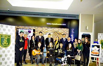 Bafra Anadolu Lisesi öğrencilerinden resim sergisi