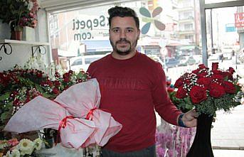 Bafra'da çiçekçiler 