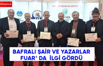BAFRALI ŞAİR VE YAZARLAR FUAR' DA  İLGİ GÖRDÜ
