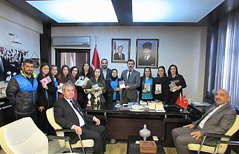 Başarılı sporculardan Kaymakam Koşal'a ziyaret