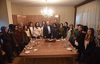 Başkan Arslan öğrencilerle bir araya geldi