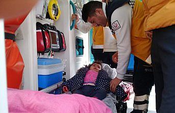 Bayburt'ta hasta çocuğa 3 saatte ulaşıldı