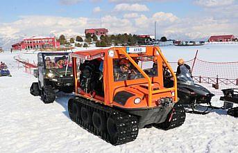 Ergan Dağı'nda gerçeğini aratmayan çığ tatbikatı