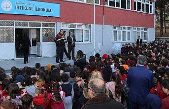 Havza'da yangın tatbikatı