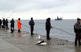 Hem balık tutuyor hem de deniz temizliği yapıyorlar