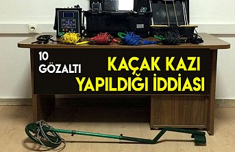 Kaçak kazı yapıldığı iddiası